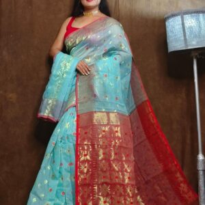 Dhakai Jamdani Saree